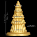 7.67in Christmas Tree Silicone Soft Extra Butt Plug Dildo With Suction Cup