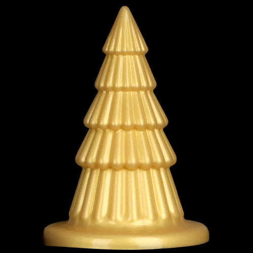 7.67in Christmas Tree Silicone Soft Extra Butt Plug Dildo With Suction Cup