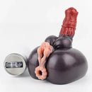 7.67in Silicone Fantasy Horse Dildo Masturbator Heavy Duty Suction Cup