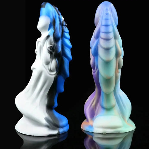 7.67in Silicone Soft Fantasy Dragon Dildo With Suction Cup Sex Toy