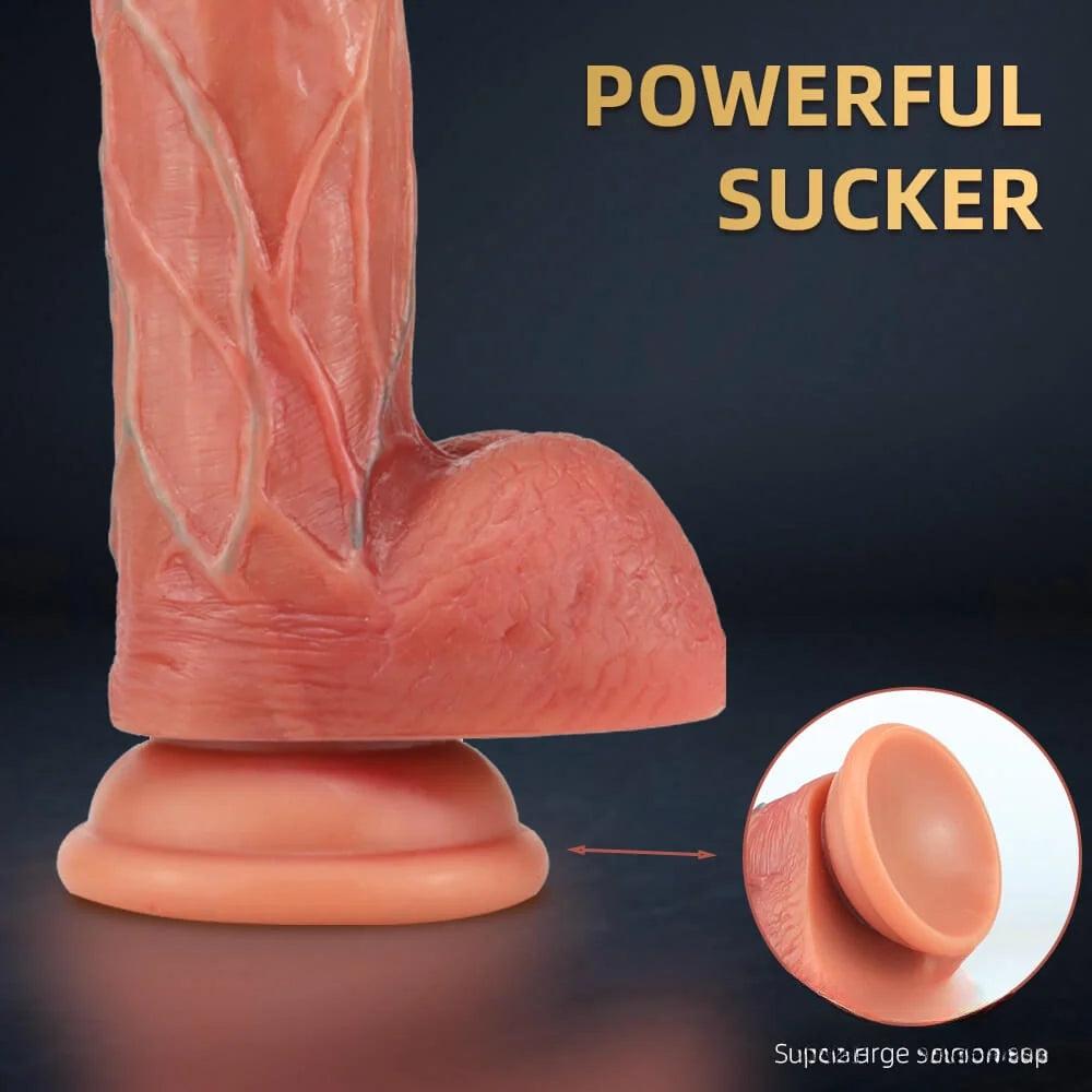 7.68in Realistic Penis Dildo For Women Men Lesbian Masturbator