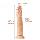 7.68in Realistic Touch Comfortable Washable Dildo With Suction Cup