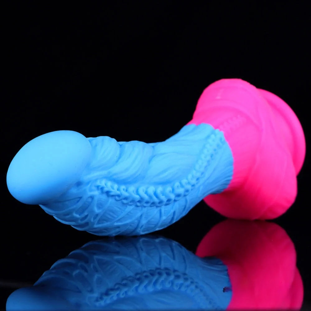 7.6in Top Quality Silicone Makeup Dildo For Anus Vagina Massage