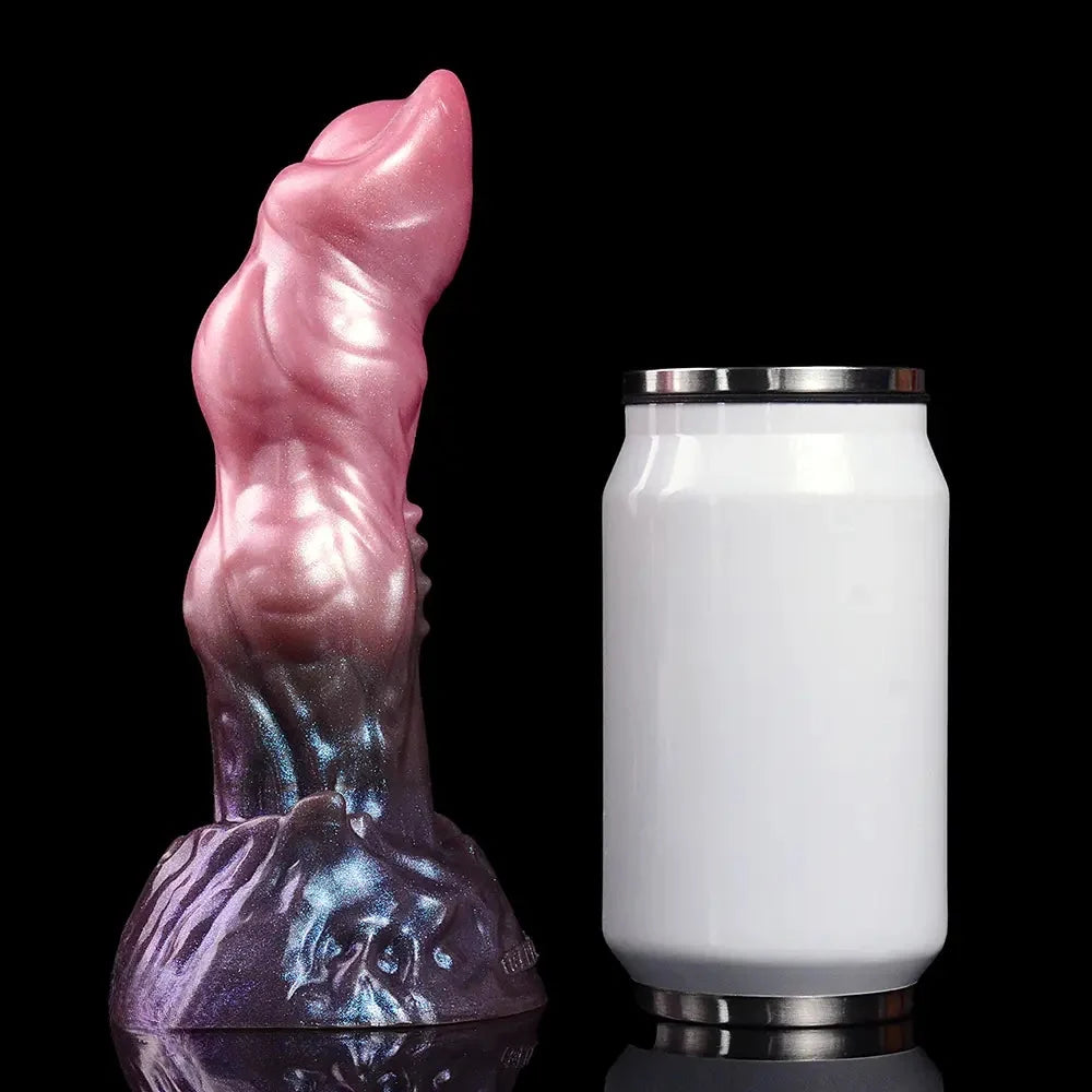 7.71in Dual Density Silicone Odd Dildo Adult Masturbation Pleasure Toy