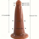 7.72in Mushroom Head Dildo Silicone Thick Simulation Anal Butt Plug