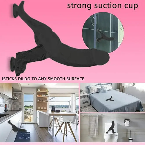 7.81in PVC Penis Dinosaur Simulated Dildo With Strong Suction Cup