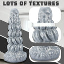 7.87in 10.23in 12.59in Scary Huge Fantasy Butt Plug Dildo For Prostate Massage