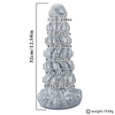 7.87in 10.23in 12.59in Scary Huge Fantasy Butt Plug Dildo For Prostate Massage