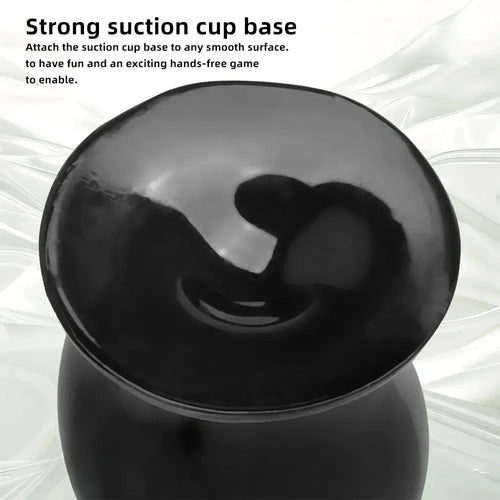 7.87in 9.44in PVC Black Anal Plug Thick Fat Big Dildo With Suction Cup