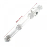 7.87in Cartoon Bear Series Glass Fantasy Cute Massage Stick Dildo