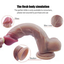 7.87in Flesh Body Nice Dildo With Lifelike Glans Veins