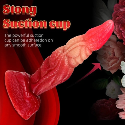 7.87in Octopus Tentacle Fantasy Makeup Ombre Dildo For Masturbation