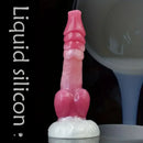 7.87in Realistic Animal Dog Knot Soft Silicone Odd Dildo For Men Women