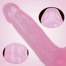 7.87in Realistic Penis PVC Skin Feel Phallus Sex Toy For Women Masturbation
