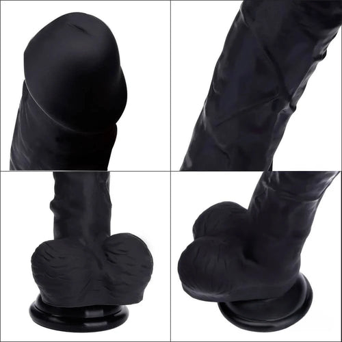 7.87in Realistic Veins Glans Dildo For Vaginal Stimulation