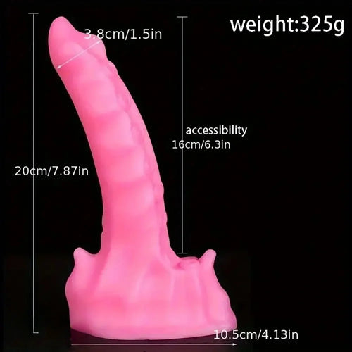 7.87in Silicone Octopus Soft Tentacle Shaped Dildo Vaginal Dilator Stimulator
