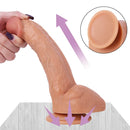 7.87in Soft Double Layer Silicone Dildo Adult Toy For Females