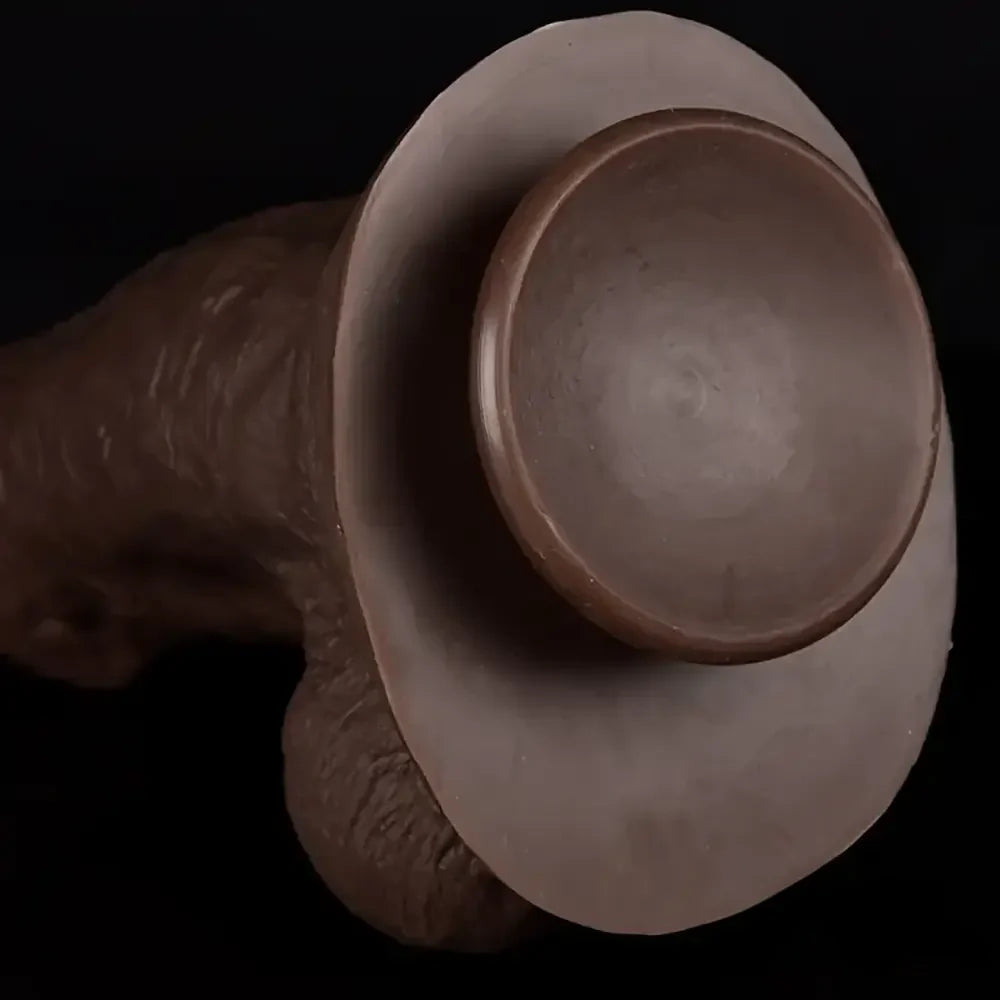 7.87in Superb Skin Thick Real Feeling Silicone Dildo For Women Men
