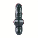 7.8in Alien Mutant Simulation Penis Colorful Ribbed Vaginal Handle Dildo