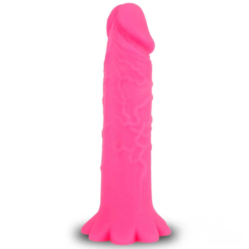 7.8in Realistic Dildo For Women With Chrysanthemum Flower Sucker