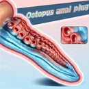 7.8in Soft Silicone Octopus Tentacle Suction Cup Dildo For G-Spot Orgasm