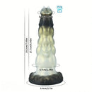 7.95in Hands-Free Monster Silicone Dildo With Strong Suction Cup