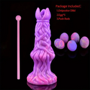 7.99in Silicone Soft Big Knot Alien Ovipositor Dildo For Women Lay Eggs