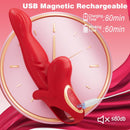 Alice 3 In 1 Thrusting Vibrating Rabbit G Spot Vibrator