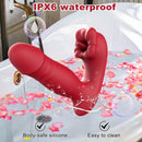 Mouth Licking Thrusting Wearable G spot Vibrator with App Control