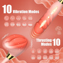 Mushroom 2 Pro Clit Nipple Vibration G Spot Thrusting Vibrator