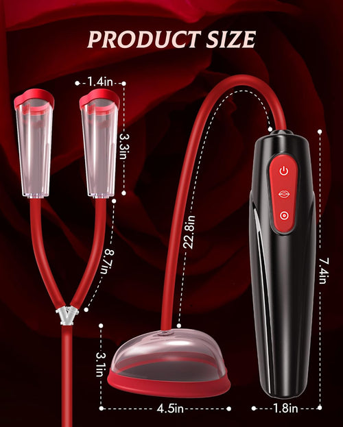 BDSM Nipple Clit Sucking Vacuum Sex Pump