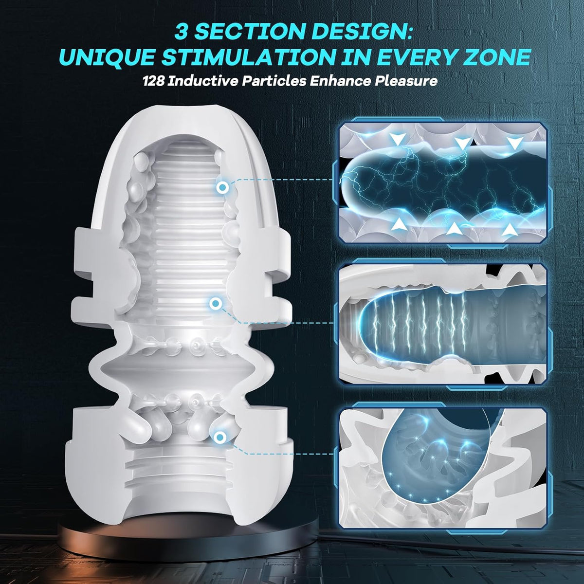 Armor 3 In 1 Auto Suction Thrusting Vibration Male Storker