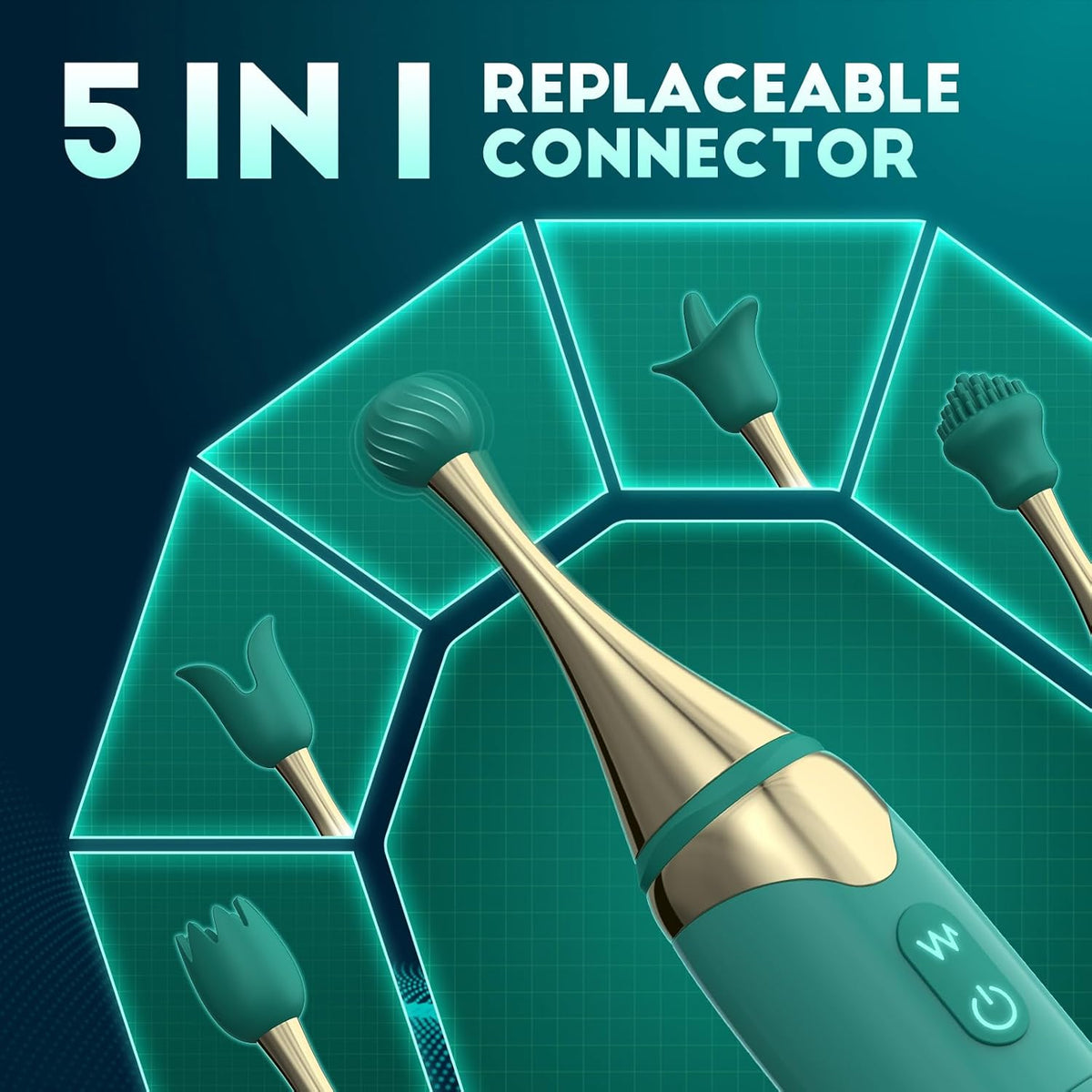 2 In 1 Mini Wand G Spot Vibrator