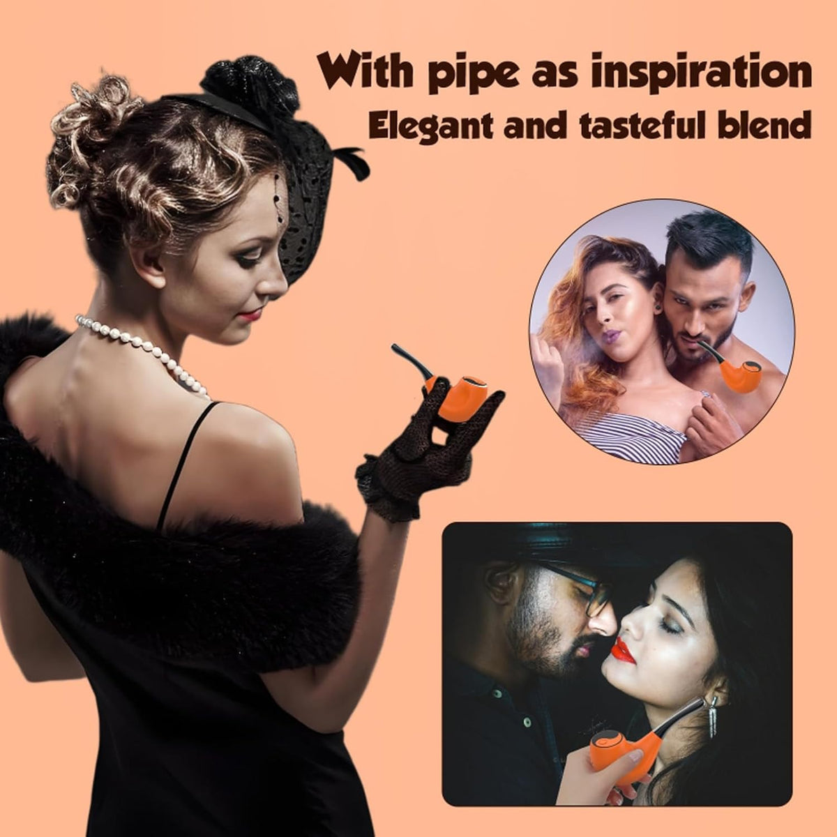 Pipe LED Screen Clit G-Spot Nipple Vibrator Sexual Pleasure Tool