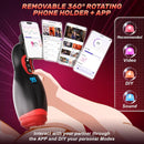 Nebula 9 Sucking Vibration Heating Male Stroker with Phone Holder