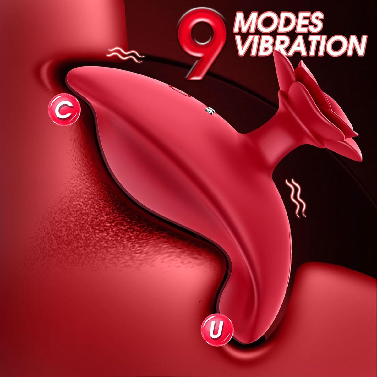 Rose Mini Bullet Finger Vibrators For Nipple Clitoral Stimulation