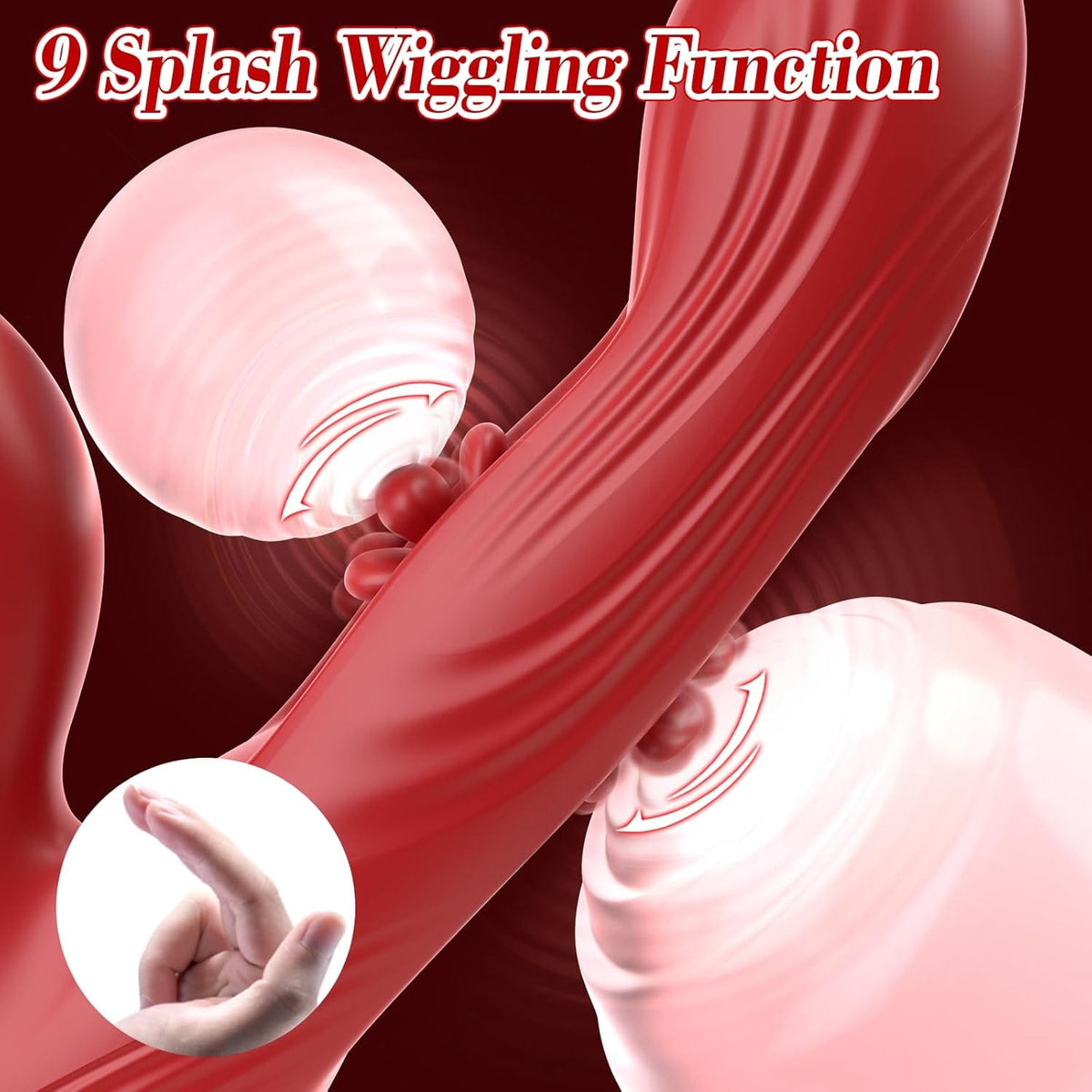 3 In 1 Rabbit Flapping G Spot Vibrator