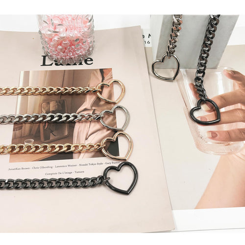 Heart O-ring Slip Chain