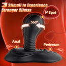 Riding Style 9 Rotation Dildos Prostate Massager