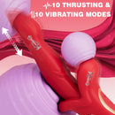 Alice 3 In 1 Thrusting Vibrating Rabbit G Spot Vibrator