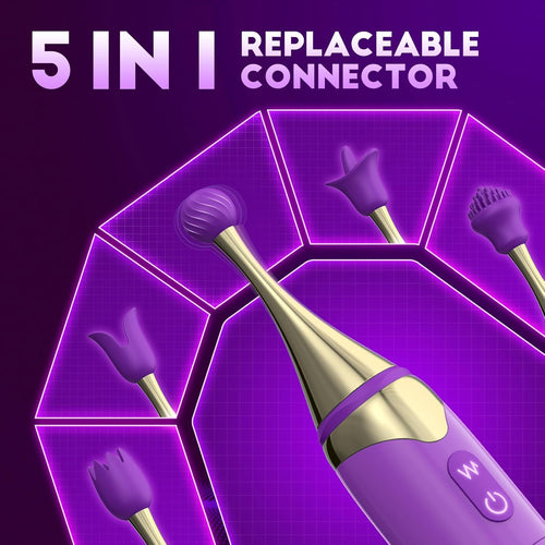 2 In 1 Mini Wand G Spot Vibrator