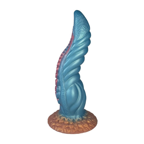 Ocean Blue Octopus Tentacle Silicone Anal Dilator Fantasy Dildo