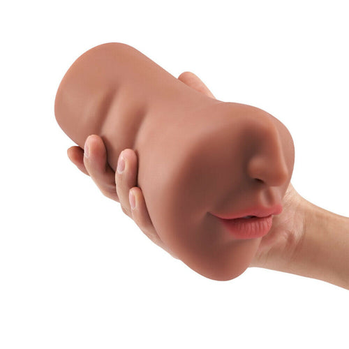 1.49Lb Pocket Pussy Realistic Mouth Blowjob Masturbator Stroker