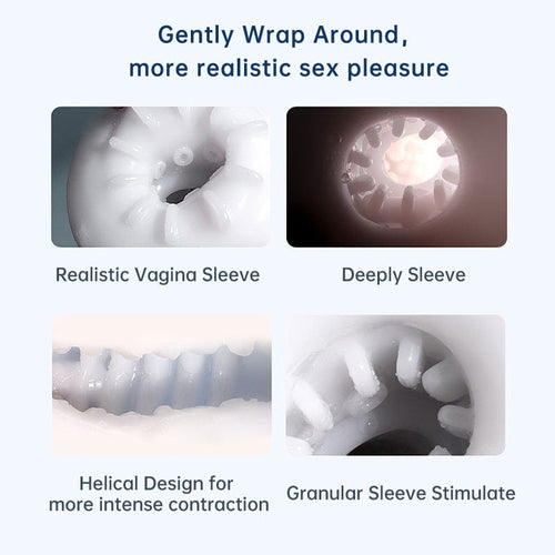 Explorer 3 In 1 Telescopic Sucking Vibration Delayed Ejaculation Male Masturbator