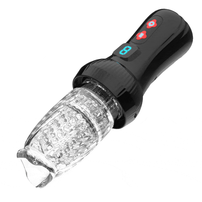 Gawk Gawk 6000 4.0 Version Torch 9 *9 Thrusting Rotating Penis Stroker Male Rose Toy