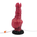 8.03in Ejaculating Inflatable Big Silicone Soft Fantasy Creature Dildo