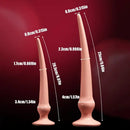 8.07in 9.84in TPE Big Soft Anal Plug Dilator Unisex Intimate Dildo