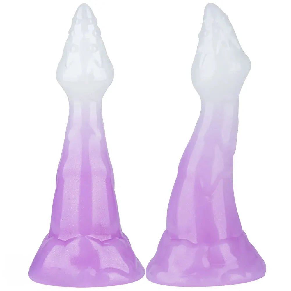 8.07in Animal Fantasy Silicone Dildo Monster Penis Design For Men