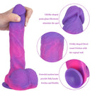 8.07in Colour Mixture Starry Sky Dildo Sex Toy For Adult