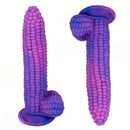 8.07in Special-shaped Anal Plug Liquid Silicone Female Anal Strip Corn Dildo